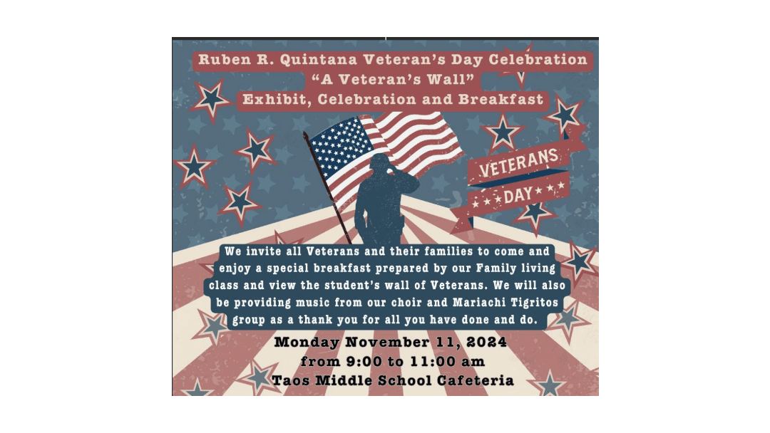 Veterans Day celebration, exhibit, and breakfast