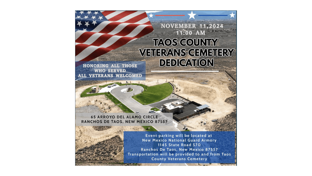 Veterans Day dedication at Taos County Veterans Cemetery