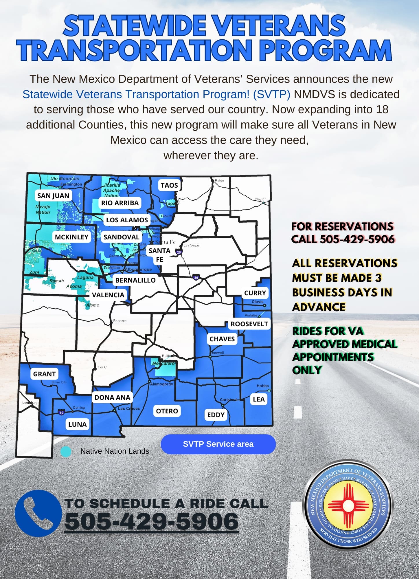 Updated Statewide Veterans Transportation Program